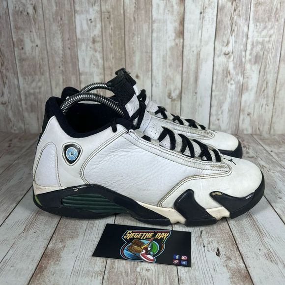 Jordan 14 retro oxidized green - kids 6.5 Womens 8 - Picture 1 of 9